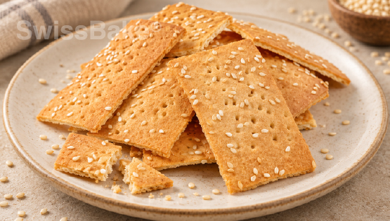 Potato Sourdough Crackers